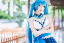 初音未来cosplay爆乳美腿喷血福利诱惑写真-爱图屋