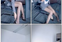 王馨瑶 职业服白衬衣拍摄花絮 [1V-158M]-爱图屋