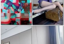 王馨瑶紫色西服套装拍摄花絮 [1V-175M]-爱图屋