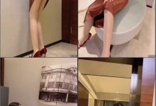 王馨瑶香槟礼服拍摄花絮 [1V138M]-爱图屋