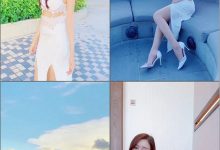 王馨瑶白色长裙拍摄花絮 [1V-294M]-爱图屋