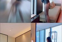 王馨瑶抹黑色透视衬衣拍摄花絮 [1V-529M]-爱图屋