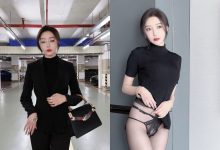 王馨瑶黑色西装拍摄花絮 [1V-1.36G]-爱图屋