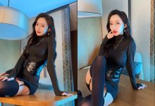 王馨瑶 黑色紧身吊带袜蓝光  拍摄花絮 [88P+1V-1.06G]-爱图屋