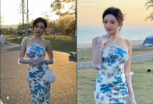 王馨瑶yanni 印花旗袍 拍摄花絮 [1V-692MB]-爱图屋