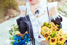 可爱萝莉cosplay雷姆制服诱惑写真图片-爱图屋