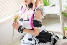 阿雪雪 – NO.051 白色女仆[89P+6V-4.92G]-爱图屋
