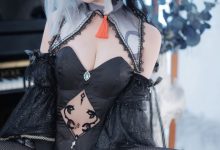 封疆疆v –  原神 申鹤同人黑婚纱 [20P-239.7M]-爱图屋