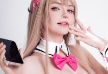 Peach milky –  Viper Bunny Suit (NIKKE)-爱图屋