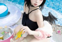 纸悦Etsu_ko –  蔚蓝档案 静山真白泳装-爱图屋