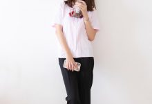 BoBoSocks袜啵啵 积分限定作品043 小甜豆-校服、平底布鞋、白棉袜、裸足-爱图屋