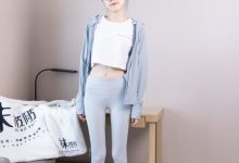 BoBoSocks袜啵啵 积分限定作品051 稚予-运动鞋、黑棉袜、薄肉丝-爱图屋