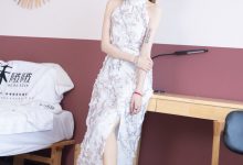 BoBoSocks袜啵啵 No.750 稚予-高跟鞋、薄肉丝、油亮薄白丝、旗袍-爱图屋