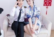 物恋传媒 No.2759 菜菜&橙子-高跟鞋、两双人字拖、薄肉丝、空姐制服 [226P1V-5.94GB]-爱图屋