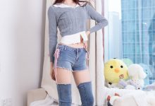 物恋传媒 No.2711 苹果-帆布鞋、纯白棉袜、裸足、分体牛仔裤 [150P1V-3.41GB]-爱图屋