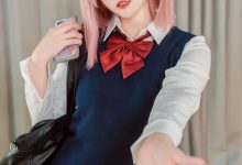 Natsuko夏夏子 – NO.113 2.5次元的诱惑-天乃莉莉纱校服-爱图屋