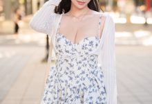 雨波HaneAme –  2026年08月订阅 Original Cinema Day Dress lingerie 夏日碎藍-爱图屋