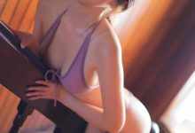 李素英leeesovely - Purple Swimsuit-爱图屋