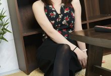 丝韵摄影 NO.3461 小意 法式温柔风 法式碎花吊带连衣裙-爱图屋
