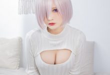洛璃 LoLiSAMA – NO.120 玛修 基列莱特 开胸毛衣-爱图屋